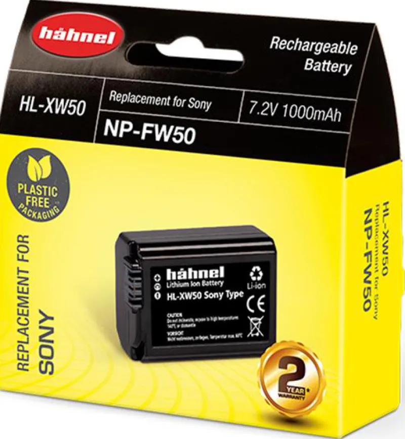 BATTERIE COMPATIBLE SONY NP-FW50<HAHNEL Store