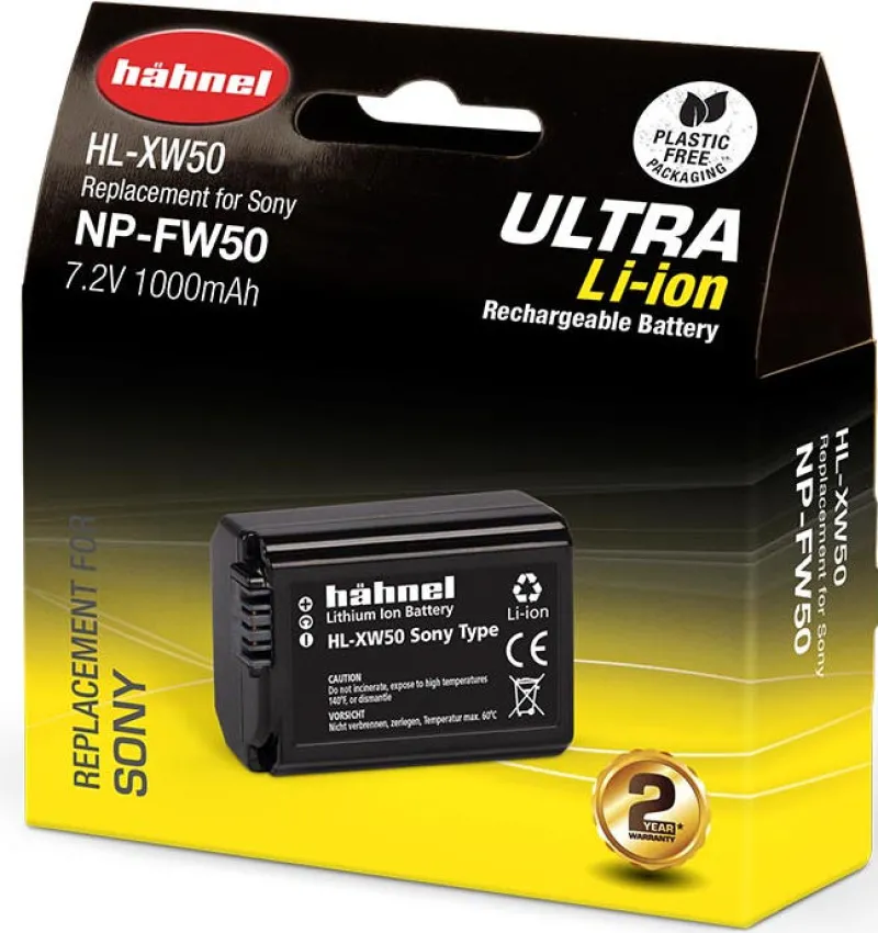 BATTERIE COMPATIBLE SONY NP-FW50 ULTRA<HAHNEL Hot