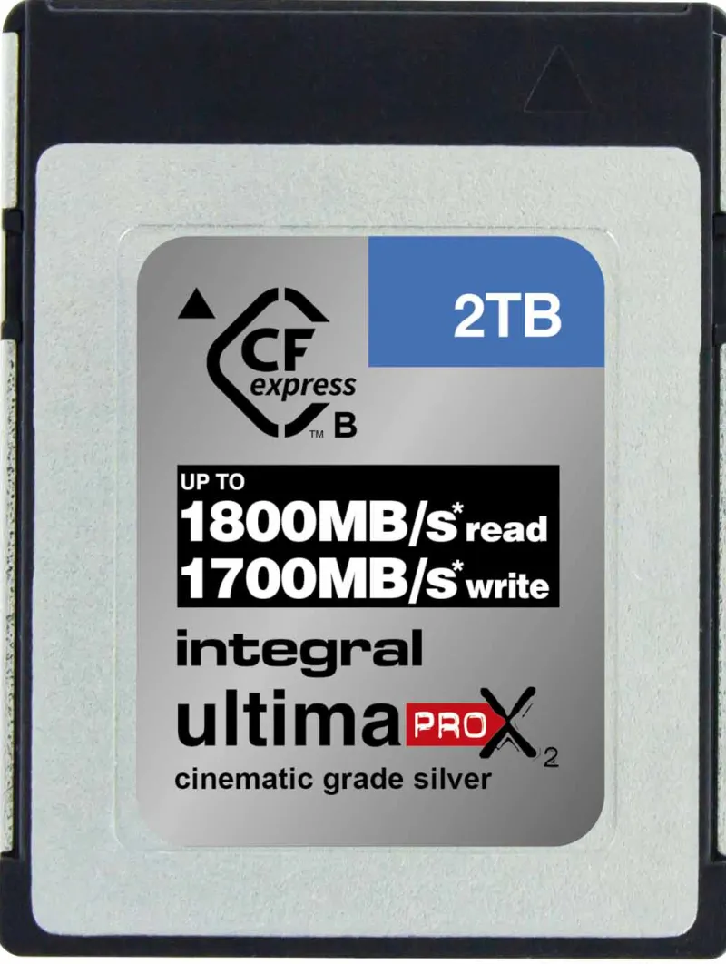 CFEXPRESS 2TB 2.0 TYPE B SILVER<INTEGRAL Shop