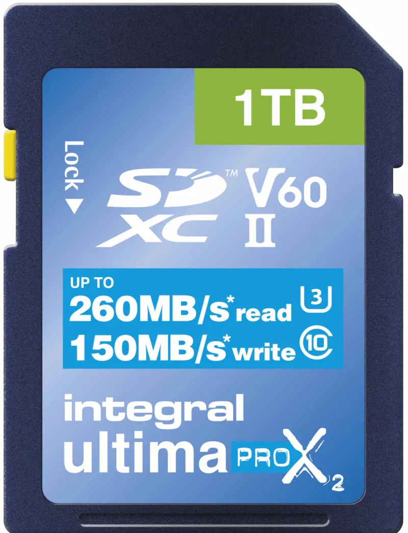 SDXC 1TB UHS-II U3 CL10 V60 260/150<INTEGRAL Fashion