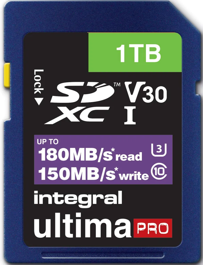 SDXC 1To CL10 180MB/150MB/s<INTEGRAL Clearance