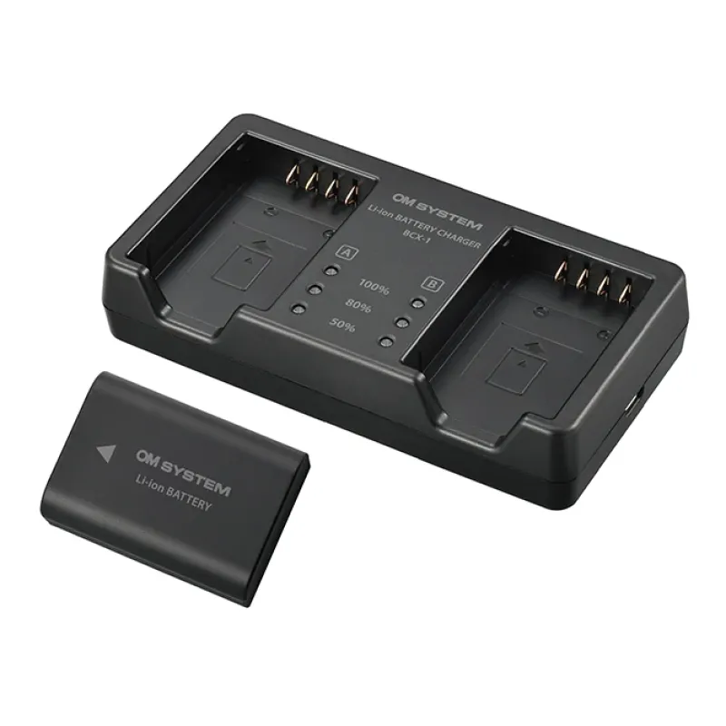 CHARGEUR BATTERIE + BATTERIE SBCX-1<OM SYSTEM Online