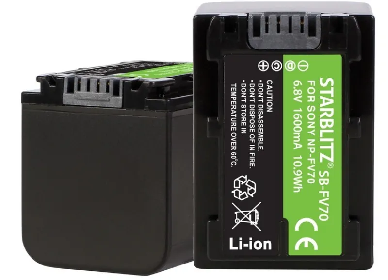 Batterie compatible Sony NP-FV70<STARBLITZ Cheap