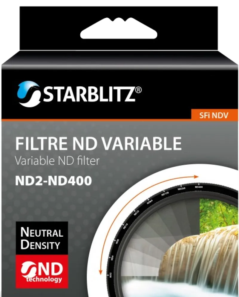 FILTRE ND VARIABLE ND2-ND400 72MM<STARBLITZ Flash Sale