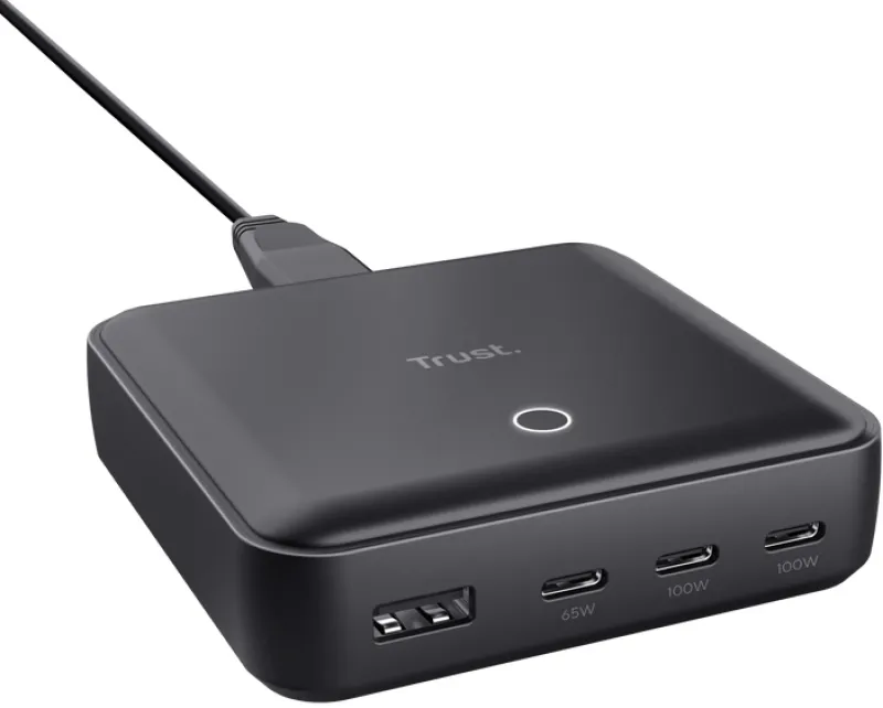 chargeur univ.usb-c.1000w.4ports.maxo.nr<TRUST Best Sale