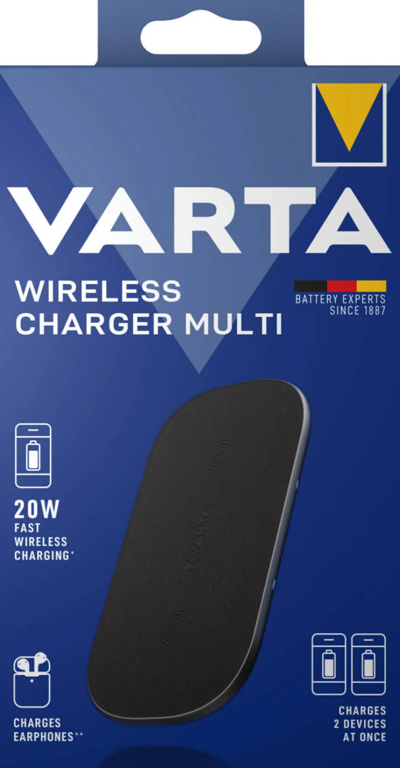 chargeur.multi.induction.ssfil.2x10w<VARTA Cheap